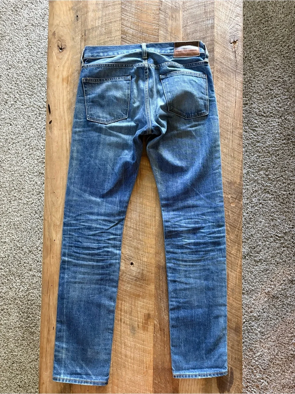 Men’s J Crew 484 Extra Slim Fit  Medium Wash Japanese Denim 100% Cotton 28x32